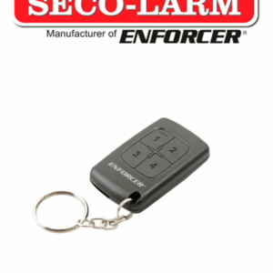 Seco-Larm SK919T4GNQ - Transmisor RF tipo llavero de 4 botones, 15 canales, 315 MHz.