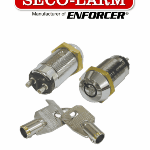 Seco-Larm SS-095-1H1 - Interruptor de bloqueo de llave tubular