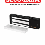 E941SB1K2PQ - Cerradura Electromagnética De 1200 Lb / Sensor De Adherencia / Voltaje Dual 12/24 VDC / Homologada UL