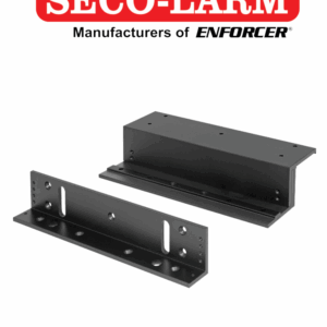 E941S600BZQ - Soporte en Z Negro Para Cerraduras Electromagnéticas De La Serie 600 Lb modelo E941SB600PQ