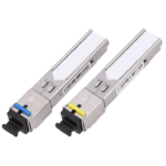 TCE - SFP-GE-LX-1310/1550nm SC - Par de transceptor fibra óptica SFP monomodo / TX1310/RX1550nm / Bidireccional / DDM / Conector SC simple / mini-Gbic / Velocidad 1.25Gbps / Hasta 20 KM de conexión