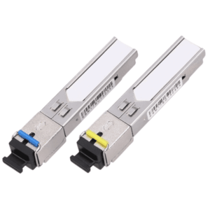 TCE - SFP-GE-LX-1310/1550nm SC - Par de transceptor fibra óptica SFP monomodo / TX1310/RX1550nm / Bidireccional / DDM / Conector SC simple / mini-Gbic / Velocidad 1.25Gbps / Hasta 20 KM de conexión
