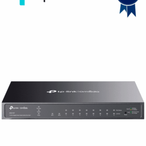 TP-LINK TL-SG2210P - Switch PoE JetStream SDN administrable con 8 puertos 10/100/1000 Mbps y 2 puertos SFP, además de 8 puertos PoE con un presupuesto total de 61W. Ofrece administración centralizada a través de OMADA SDN.