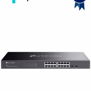 TP-LINK TL-SG2218 - Switch Omada SDN Administrable con 16 puertos Gigabit y 2 puertos SFP, equipado con funciones avanzadas como sFlow, QinQ y QoS, y gestión centralizada a través de OMADA.