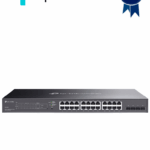 TP-LINK TL-SG2428P - Switch JetStream PoE administrable con 24 puertos 10/100/1000 Mbps y 4 puertos SFP. Incluye 24 puertos PoE con una capacidad total de 250W, y es compatible con administración centralizada OMADA SDN.