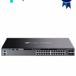 TP-LINK SG6428X - Switch Omada L3 Stackable de 24 puertos Gigabit y 4 puertos SFP+ 10G , Stacking físico , Funciones L3 Enterprise. RIP, OSPF, ECMP, VRRP, PIM-DM, DHCP Server/Relay , Alta disponibilidad , VRRP y ERPS , Interfaz WEB , CLI, SNMP y RMON.