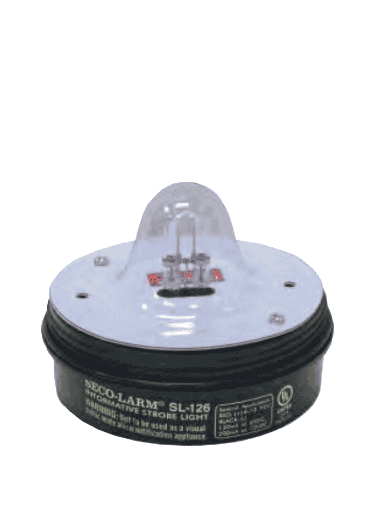 Seco-Larm SL126QR - Luz Estroboscópica Alámbrica, 6-12VDC, Roja Compatible IHORN / RISCO / DSC / BOSCH - Image 3