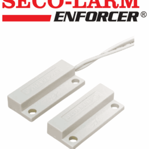 Seco-Larm SM205QW - Contacto Mini con montaje de tornillo o adhesivo. Gap 3/4 N.C BLANCO Compatible paneles DSC / RISCO / BOSCH