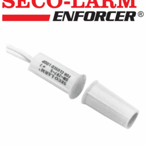 Seco-Larm SM2075QW - Contacto magnético blanco GAP 3/8" de empotrar tipo taquete Compatible paneles DSC / RISCO / BOSCH