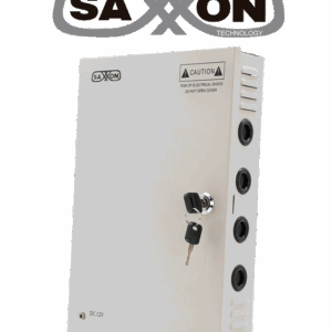 SAXXON SX10A18CH - Fuente de Poder Profesional 12 VCD / 10 Amperes / 18 Canales / 0.5 Amperes por Canal / Protección contra Sobrecargas / Led Indicador de Funcionamiento