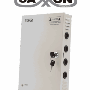 SAXXON SX20A18CH - Fuente de Poder Profesional 12 VCD / 20 Amperes / 18 Canales / 1.1 Amperes por Canal / Protección contra Sobrecargas / Led Indicador de Funcionamiento
