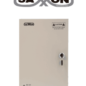 SAXXON SX20A9CH - Fuente de Poder Profesional 12 VCD / 20 Amperes / 9 Canales / 2.2 Amperes por Canal / Protección contra Sobrecargas / Led Indicador de Funcionamiento