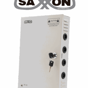 SAXXON SX30A18CH - Fuente de Poder Profesional 12 VCD / 30 Amperes / 18 Canales / 1.6 Amperes por Canal / Protección contra Sobrecargas / Led Indicador de Funcionamiento / Con Switch 110/220V