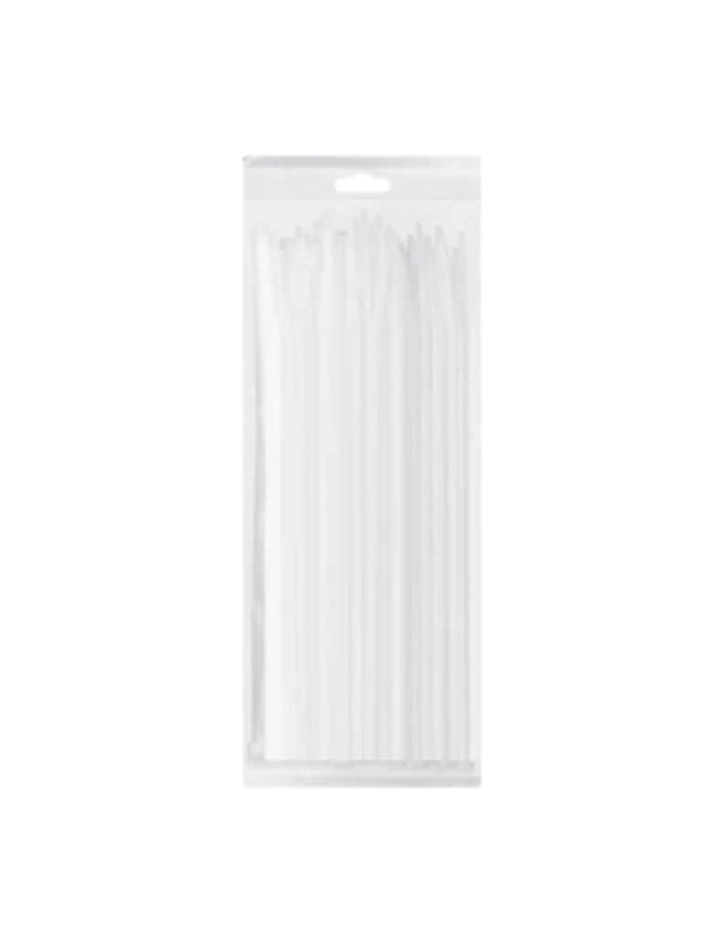 TCE LMG-SZS3X100B - Cincho de Nylon Color Blanco, Bolsa con 100 piezas, Medida 2.5mm Ancho X 100mm Largo, Certificación UL 94V-2 - Image 2