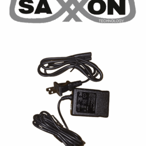 SAXXON SW00120100S10 - Fuente de Poder Regulada / 12V CC, 1 Amper / Conector Macho / Voltaje de entrada: 100-240V / Ideal para Cámaras de CCTV , Controles de Acceso y Asistencia / Cable de 95 cm /