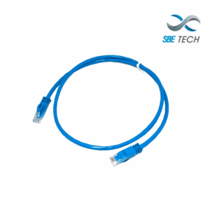 SBE TECH SBE-PCC61.0M-BL - Patch cord Cat 6 color azul de 1 metros/ Bota inyectada y moldeada
