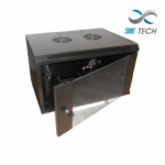 SBE TECH SBE-GNLPAR19X4UR Gabinete de pared 4UR/ 60.0 cm de ancho/ 45.0 cm  de profundidad Puerta delantera de cristal templado/ Cerradura y llaves