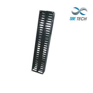 SBE TECH SBE-OV40UR - Organizador de cable vertical frontal y posterior de 40 UR para rack de 7 ft
