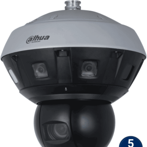DAHUA DH-PSDW81642M-A360-D440 - Cámara IP panorámica multisensor 8x2MP, PTZ de 40x zoom óptico y 4MP, con tecnologías WizMind, Starlight, Smart Tracking, IR 400m, H.265, certificación IP66, entradas y salidas de audio (2) y alarma (7)