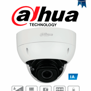 DAHUA IPC-HDBW7442HN-ZFR-0832- DC - Cámara IP Domo Antivandálica Resolución de 4 MP/ Lente Mot. 8 a 32mm/ ∢ 40°-15°/ IR 80 mts/ IA WizMind/ Rec. Facial/ Metadatos de Video/ Cont de Personas/ Starlight/ ePoE/ WDR/ H.265/ IP67/ IK10/ E&S Alarma/ E&S Audio/