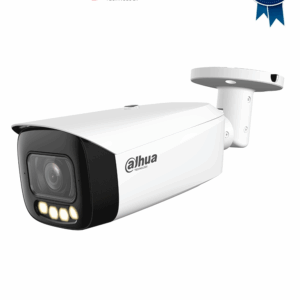DAHUA IPC-HFW5449T1-ZE-LED - Camara IP Bullet de 4 Megapixeles/ Full Color con Lente Motorizado de 2.7 a 12mm/ IP67/ E&S de Alarma/ Ranura para Micro SD/ Entrada de Micrófono y altavoz integrados/ ePoE