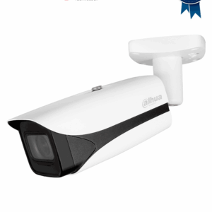 DAHUA IPC-HFW5241E-Z12E -Cámara IP Bullet 2MP con WizMindS y lente motorizado de 5-60 mm Alcance IR 150m, IA avanzada, mejora de imagen, micrófono integrado, metadatos, detección facial, conteo de personas, E/S de alarmas y audio, ePoE, IP67 e IK10
