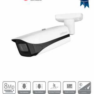 DAHUA DH-IPC-HFW5842E-ZE - Camara IP Bala 4k/ WizMind/ Lente Mot. de 2.7 a 12/ IR de 60 Metros/ SMD 3.0/ Metadatos/ WDR/ Ranura para Micro SD/ ePoE/ IP67 /IK10 /SMD 3./ E&A de Alarma y Audio/ Conteo de Personas/ Detección facial