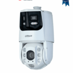 DAHUA DH-SDT6C432-4P-GB-APV-0280 de 4MP con visión 180°, zoom óptico 32X y Starlight. Cuenta con Multivisión/ Iluminador Dual/ IR 200m, Auto-tracking/ protección perimetral, detección facial y disuasión activa con sirena y estrobo. IP66.