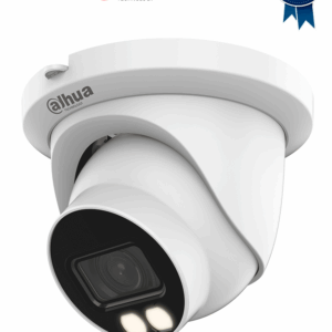 DAHUA DH-IPC-HDW5449TM-SE-LED-0280B - Cámara IP Domo FullColor 4MP, lente de 2.8mm (135°), H.265, Acupick, Wiz Mind, alcance de 30m, micrófono integrado, detección facial, protección perimetral, conteo de personas, ranura Micro SD, ePoE, IP67, SMD 3.0.