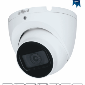 DAHUA HAC-HDW2501TLM-A -  Cámara Domo 5MP, Serie Pro con lente de 2.8mm y ángulo de 111°; IR 30m, micrófono integrado, carcasa metálica, WDR 120dB, IP67, con tecnología Starlight y HDCVI. Calidad superior en cualquier entorno.