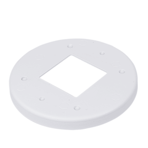 VIVOTEK AM-51G - Placa adaptadora para caja octagonal eléctrica de 3.5", Ø117 x 12 mm, Color blanco