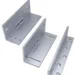 ZKTECO LMB120ZL - Soporte de Montaje para Diversos Tipos de Puertas, Tipo ZL, Aluminio Anodizado, Compatible con Cerradura Magnética LM120