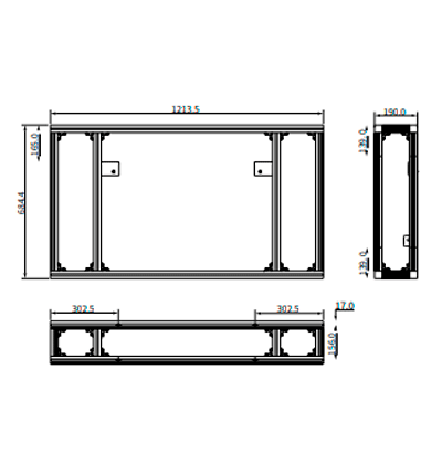 DAHUA LS550UC-E/U-Y - Soporte para Monitor de 55 Pulgadas/ Mantenimiento Trasero/ Para Montaje en en Piso/ Compatible con: DHI-LS550UCM-EF - Image 2