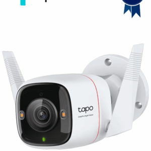 TP-LINK - TAPO C325WB - Cámara WIFI para exterior, 2K, Color Pro 24/7, Lente Super Apertura F1.0 , Detección persona, animal y Vehículo, soporta 512GB Micro SD.