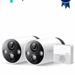 TP-LINK - TAPO C420S2 - Sistema de Cámaras Wi-Fi de vigilancia inteligente con batería (paquete de 2 piezas)
