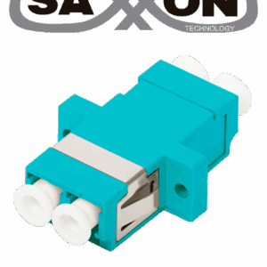SAXXON JALC3CD - Adaptador unitario de fibra / Para LC / OM3 / AQUA / Duplex