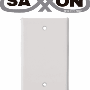 SAXXON A175 - Placa de pared ciega / Sin puertos / Color blanco