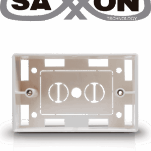 SAXXON A164B - Caja para placa de pared / Usos multiples / Color blanco