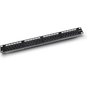 SAXXON P19724N5 - Patch Panel 24 puertos / CAT 5E / 19 Pulgadas / Montaje en rack / 1U