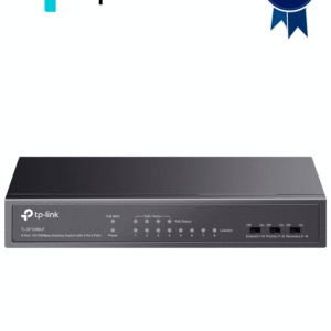 TP-LINK TL-SF1008LP - Switch PoE no administrable con 8 puertos Fast Ethernet, incluidos 4 puertos PoE AF. Ofrece un presupuesto PoE de hasta 41W y soporta modo extendido para conexiones de hasta 250m.