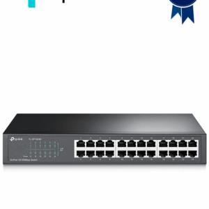 TP-LINK TL-SF1024D - Switch no administrable de 24 puertos 10/100 Mbps para escritorio/rack