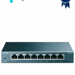 TP-LINK TL-SG108 - Switch Gigabit no administrable de 8 puertos 10/100/1000 Mbps.