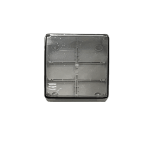 SBE TECH SBE-TR200200130 - Gabinete plástico con tapa transparente , 20 x 20 x 13 cm multiusos con grado de protección IP66, fabricada en material autoextinguible y resistente a la abrasión