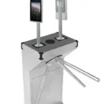 ZKTECO - Kit Bidireccional de torniquete TS1000D con 2 equipos de acceso FaceDepot7BL