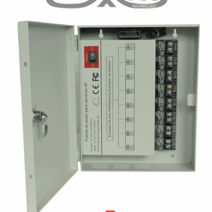 SAXXON PSU1213D8H- Fuente de Poder Profesional de 11 a 15 vcd/ 13 Amperes/ Para 8 Camaras Hasta 4k/ 1.6 Amperes por Canal/ Protección contra Sobrecargas/ Filtro de Ruido por Canal/ Uso rudo/