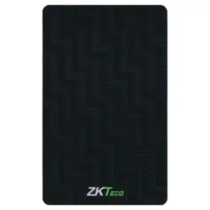 ZKTECO IDCOLORCARD - Tarjeta ID con Frecuencia de 125 kHz, Sin Folio Impreso, Grosor de 0.9 mm, Color Negra y con el Logo de ZKTeco