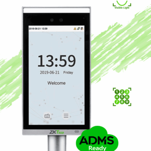 ZKTECO FACEDEPOT7BLCH - Terminal de Control de Acceso Facial / Interior / Base para Torniquete / 10,000 Rostros / 200,000 Registros / Pantalla 7” / Reconocimiento a 2m / Visible Light / Linux