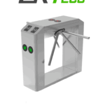 ZKTECO TS2200PRO - Torniquete Trípode Doble Carril Bidireccional / Semiautomático / Acero Inoxidable / Indicadores LED / 110V / Exterior Protegido / Requiere lectores y Panel