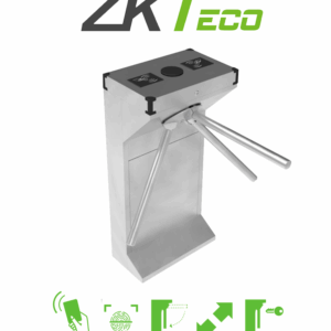 ZKTECO TS1000D - Torniquete Bidireccional / Acero SUS304 / 110V / 25 a 30 x Min / Carril 50 cm / Exterior Protegido / 1 millón de Ciclos / No cuenta con Lectores y Panel / Compatible Rostro, Palma, Huella, Tarjeta, QR