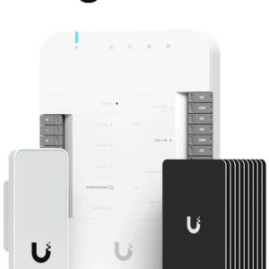 UBIQUITI UA-G2-SK - Kit inicial de control de acceso UniFi , Incluye 1 UA-HUB , 1 lector G2 , 10 tarjetas de acceso NFC , Para una puerta (Solo lector para entrada).
